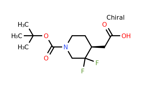 CAS 2227252-55-1 | 2-[(4S)-1-tert-butoxycarbonyl-3,3-difluoro-4-piperidyl]acetic acid