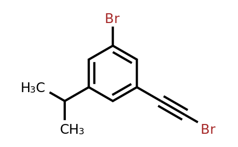 CAS 2227272-72-0 | 1-Bromo-3-(2-bromoethynyl)-5-isopropylbenzene