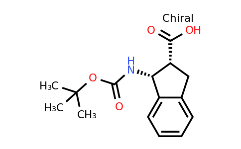 CAS 2227754-50-7 | rac-(1R,2R)-1-{[(tert-butoxy)carbonyl]amino}-2,3-dihydro-1H-indene-2-carboxylic acid