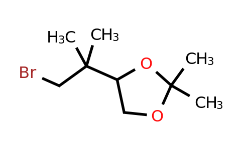 CAS 2228141-73-7 | 4-(2-Bromo-1,1-dimethyl-ethyl)-2,2-dimethyl-[1,3]dioxolane