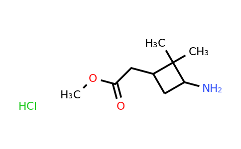 CAS 2228301-30-0 | methyl 2-(3-amino-2,2-dimethyl-cyclobutyl)acetate;hydrochloride