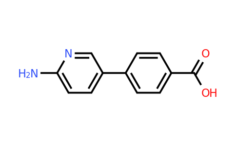 CAS 222986-51-8 | 4-(6-Aminopyridin-3-yl)benzoic acid