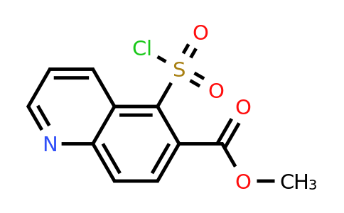CAS 2230804-21-2 | methyl 5-(chlorosulfonyl)quinoline-6-carboxylate