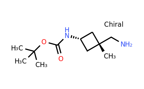 CAS 2231663-23-1 | tert-butyl N-[cis-3-(aminomethyl)-3-methylcyclobutyl]carbamate