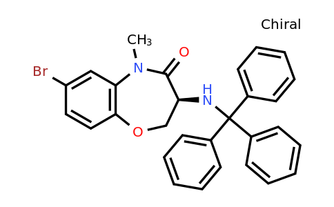 CAS 2231663-34-4 | (3S)-7-bromo-5-methyl-3-(tritylamino)-2,3-dihydro-1,5-benzoxazepin-4-one