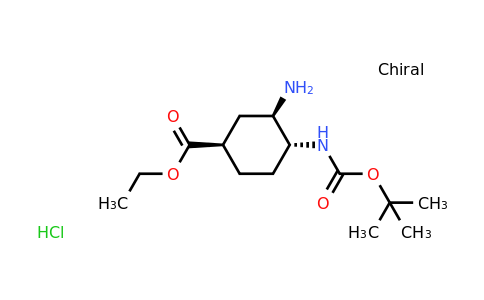 CAS 2231663-43-5 | ethyl (1R,3R,4R)-3-amino-4-(tert-butoxycarbonylamino)cyclohexanecarboxylate;hydrochloride