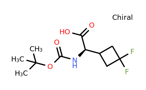 CAS 2231663-53-7 | (2R)-2-(tert-butoxycarbonylamino)-2-(3,3-difluorocyclobutyl)acetic acid