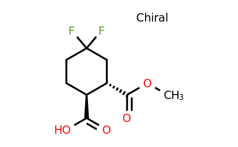 CAS 2231663-93-5 | (1S,2S)-4,4-difluoro-2-(methoxycarbonyl)cyclohexane-1-carboxylic acid