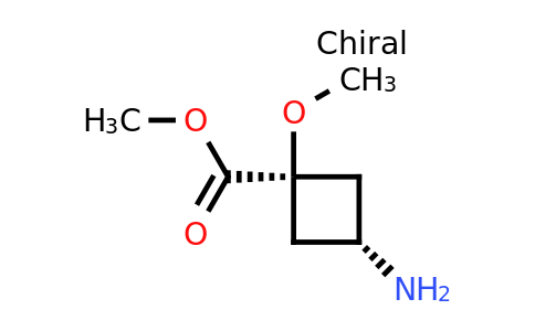 CAS 2231664-02-9 | methyl trans-3-amino-1-methoxy-cyclobutanecarboxylate