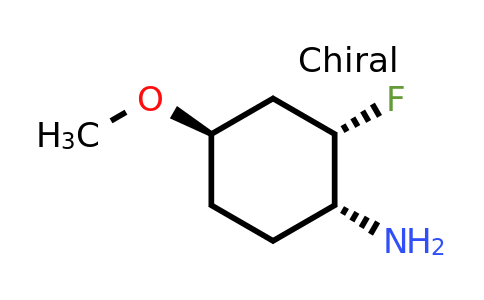 CAS 2231664-05-2 | (1R,2S,4R)-rel-2-fluoro-4-methoxycyclohexan-1-amine