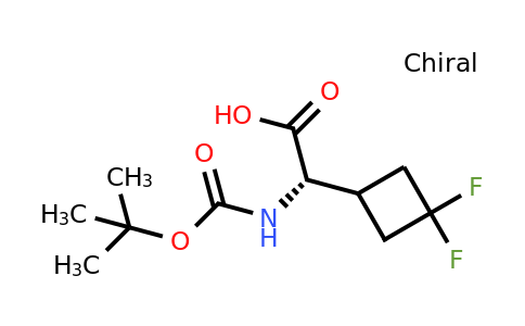 CAS 2231664-31-4 | (2S)-2-(tert-butoxycarbonylamino)-2-(3,3-difluorocyclobutyl)acetic acid