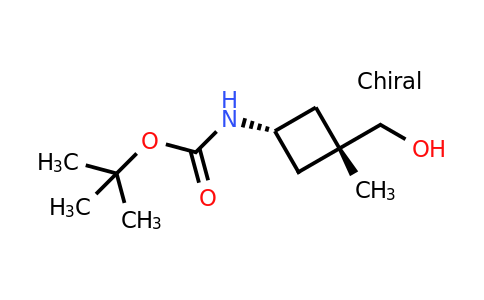 CAS 2231665-04-4 | tert-butyl N-[cis-3-(hydroxymethyl)-3-methylcyclobutyl]carbamate