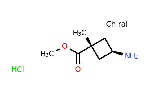 CAS 2231665-26-0 | methyl trans-3-amino-1-methyl-cyclobutanecarboxylate;hydrochloride