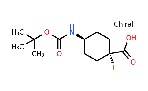 CAS 2231665-56-6 | trans-4-(tert-butoxycarbonylamino)-1-fluoro-cyclohexanecarboxylic acid
