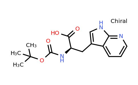 CAS 2231665-88-4 | (2R)-2-{[(tert-butoxy)carbonyl]amino}-3-{1H-pyrrolo[2,3-b]pyridin-3-yl}propanoic acid