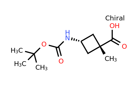 CAS 2231665-99-7 | cis-3-{[(tert-butoxy)carbonyl]amino}-1-methylcyclobutane-1-carboxylic acid
