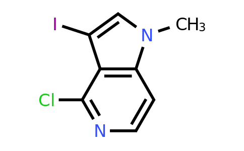CAS 2231672-86-7 | 4-chloro-3-iodo-1-methyl-pyrrolo[3,2-c]pyridine