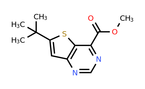 CAS 2231673-05-3 | methyl 6-tert-butylthieno[3,2-d]pyrimidine-4-carboxylate
