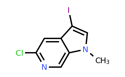 CAS 2231673-21-3 | 5-chloro-3-iodo-1-methyl-pyrrolo[2,3-c]pyridine