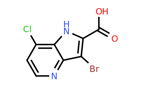 CAS 2231673-92-8 | 3-bromo-7-chloro-1H-pyrrolo[3,2-b]pyridine-2-carboxylic acid