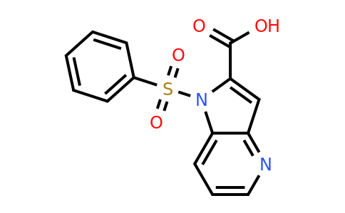CAS 2231673-94-0 | 1-(benzenesulfonyl)-1H-pyrrolo[3,2-b]pyridine-2-carboxylic acid