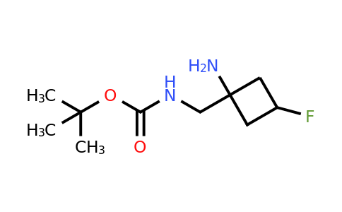 CAS 2231674-43-2 | tert-butyl N-[(1-amino-3-fluorocyclobutyl)methyl]carbamate