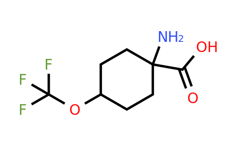 CAS 2231675-03-7 | 1-amino-4-(trifluoromethoxy)cyclohexane-1-carboxylic acid