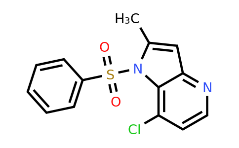 CAS 2231675-15-1 | 1-(benzenesulfonyl)-7-chloro-2-methyl-1H-pyrrolo[3,2-b]pyridine