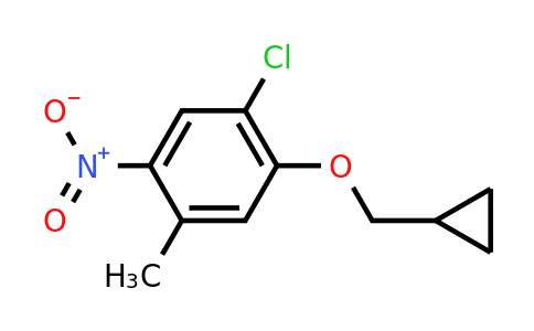 CAS 2231675-23-1 | 1-chloro-2-(cyclopropylmethoxy)-4-methyl-5-nitro-benzene