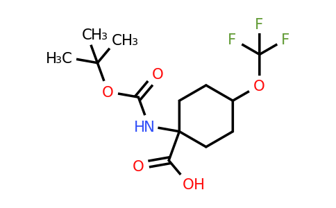 CAS 2231675-31-1 | 1-{[(tert-butoxy)carbonyl]amino}-4-(trifluoromethoxy)cyclohexane-1-carboxylic acid