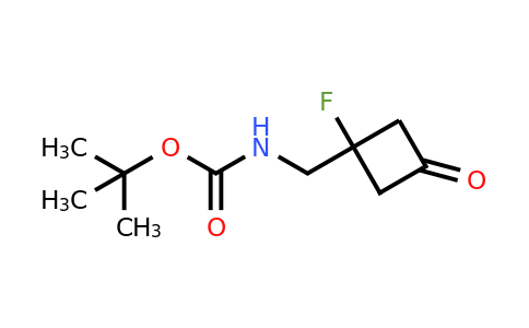 CAS 2231675-68-4 | tert-butyl N-[(1-fluoro-3-oxo-cyclobutyl)methyl]carbamate