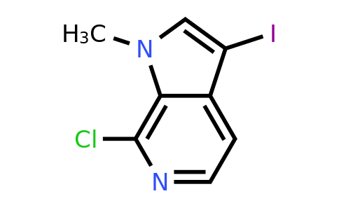 CAS 2231675-82-2 | 7-chloro-3-iodo-1-methyl-pyrrolo[2,3-c]pyridine