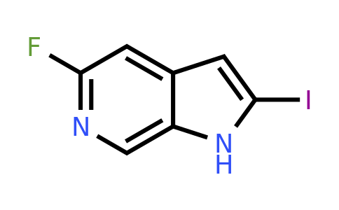 CAS 2231675-86-6 | 5-fluoro-2-iodo-1H-pyrrolo[2,3-c]pyridine