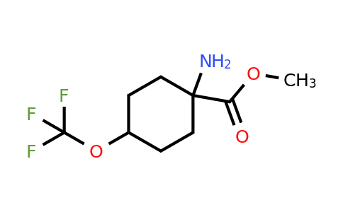 CAS 2231676-03-0 | methyl 1-amino-4-(trifluoromethoxy)cyclohexanecarboxylate