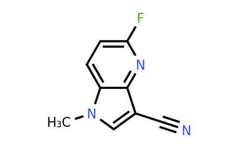 CAS 2231676-07-4 | 5-fluoro-1-methyl-pyrrolo[3,2-b]pyridine-3-carbonitrile