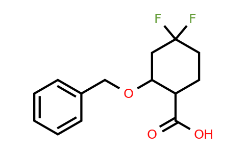CAS 2231676-43-8 | 2-benzyloxy-4,4-difluoro-cyclohexanecarboxylic acid