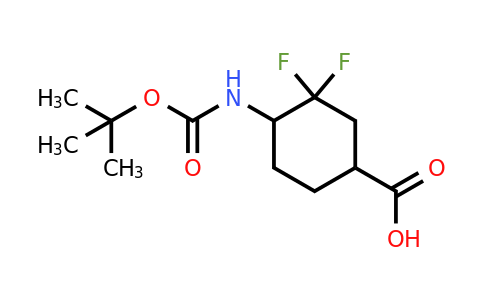 CAS 2231676-92-7 | 4-{[(tert-butoxy)carbonyl]amino}-3,3-difluorocyclohexane-1-carboxylic acid