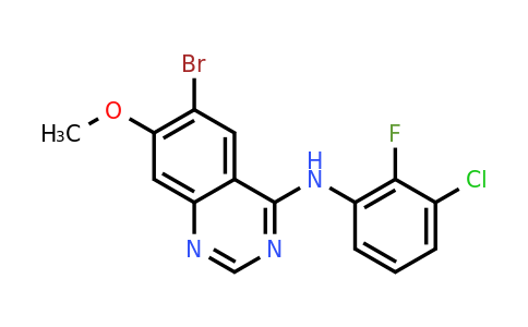 CAS 2231808-89-0 | 6-bromo-N-(3-chloro-2-fluoro-phenyl)-7-methoxy-quinazolin-4-amine