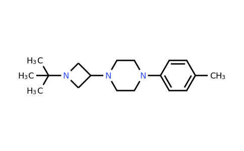 CAS 223381-88-2 | 1-(1-(tert-Butyl)azetidin-3-yl)-4-(p-tolyl)piperazine