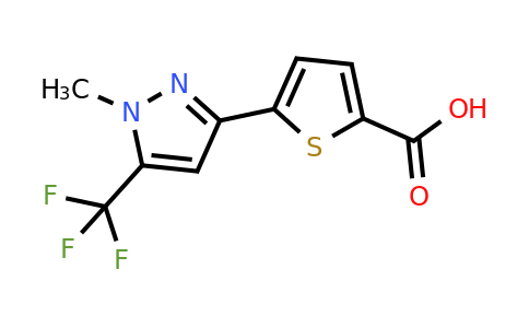 CAS 223499-20-5 | 5-[1-Methyl-5-(trifluoromethyl)-1H-pyrazol-3-YL]thiophene-2-carboxylic acid