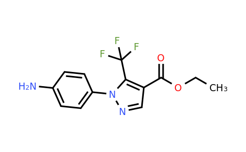 CAS 223500-15-0 | Ethyl 1-(4-aminophenyl)-5-(trifluoromethyl)-1H-pyrazole-4-carboxylate
