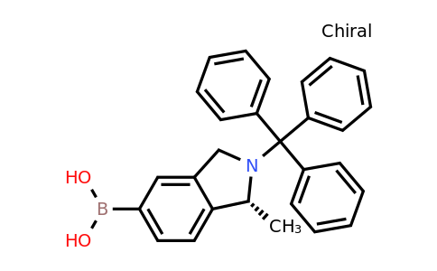 CAS 223595-19-5 | [(1R)-1-methyl-2-(triphenylmethyl)-2,3-dihydro-1H-isoindol-5-yl]boronic acid