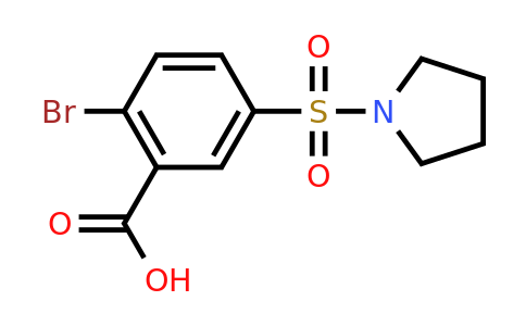 CAS 22361-65-5 | 2-bromo-5-(pyrrolidine-1-sulfonyl)benzoic acid