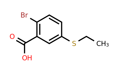 CAS 22362-33-0 | 2-bromo-5-(ethylsulfanyl)benzoic acid