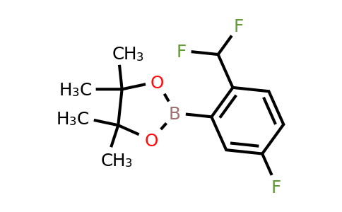 CAS 2241742-43-6 | 2-(2-(Difluoromethyl)-5-fluorophenyl)-4,4,5,5-tetramethyl-1,3,2-dioxaborolane