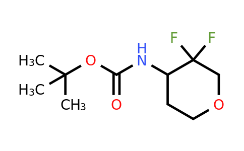 CAS 2244040-17-1 | (3,3-Difluoro-tetrahydro-pyran-4-yl)-carbamic acid tert-butyl ester