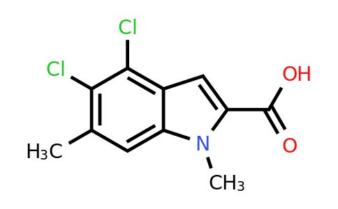 CAS 2244454-05-3 | 4,5-dichloro-1,6-dimethyl-indole-2-carboxylic acid