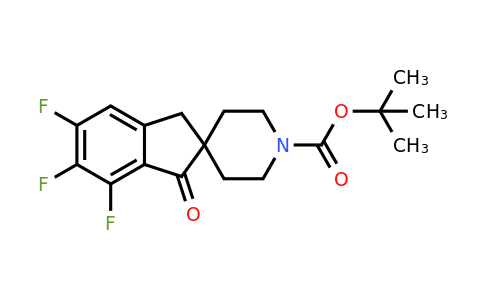 CAS 2245084-47-1 | tert-butyl 5,6,7-trifluoro-1-oxo-spiro[indane-2,4'-piperidine]-1'-carboxylate