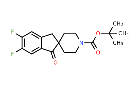 CAS 2245084-51-7 | tert-butyl 5,6-difluoro-1-oxo-spiro[indane-2,4'-piperidine]-1'-carboxylate