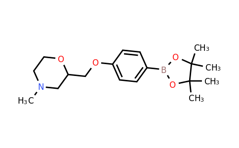 CAS 2246429-21-8 | 4-methyl-2-{[4-(tetramethyl-1,3,2-dioxaborolan-2-yl)phenoxy]methyl}morpholine